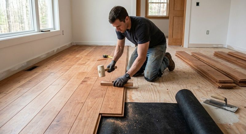 Cherry Floor Installation in Debary, FL