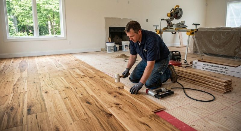 Hickory Floor Installation in Seminole County, FL