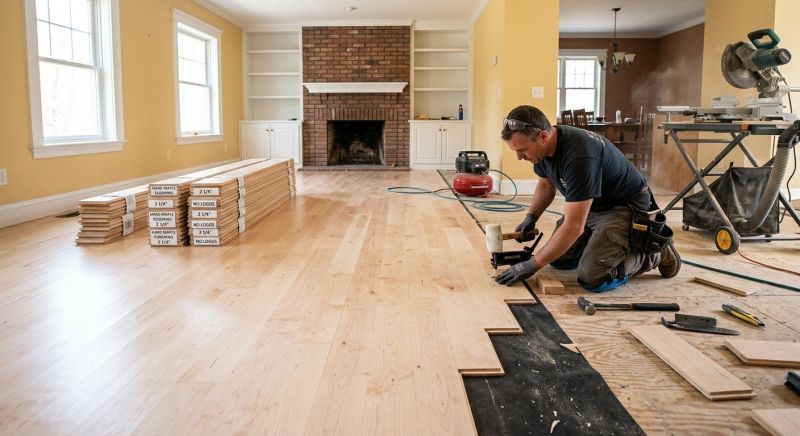 Maple Flooring Installation in Debary, FL