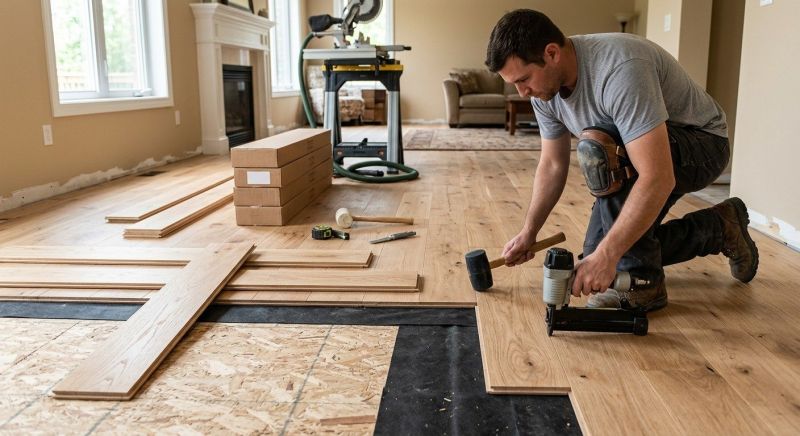 Oak Floor Installation in Orange City, FL