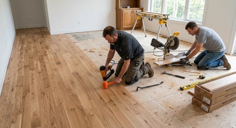 Oak Floor Installation in Winter Garden, FL