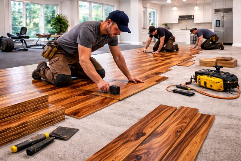 Teak Flooring Installation in Seminole County, FL