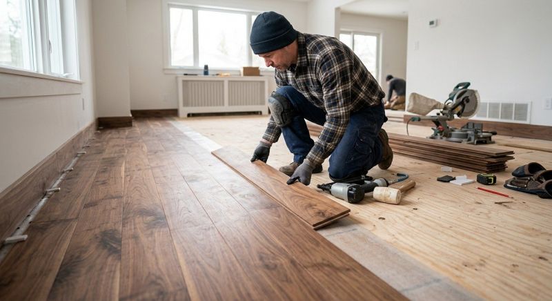Walnut Flooring Installation in Seminole County, FL