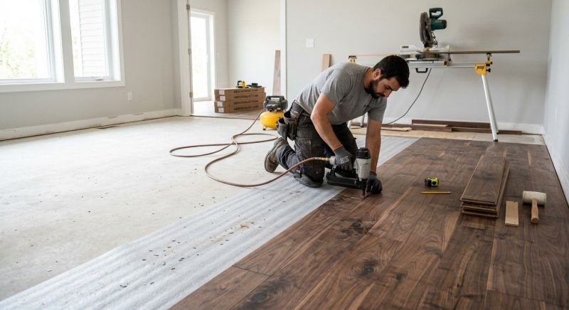 Walnut Flooring Installation in Seminole County, FL